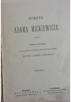 Poezje ,1888r.