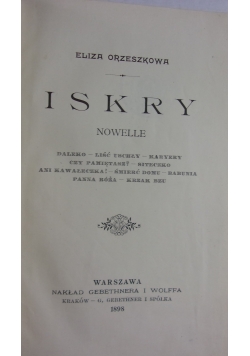 Iskry, 1898 r.