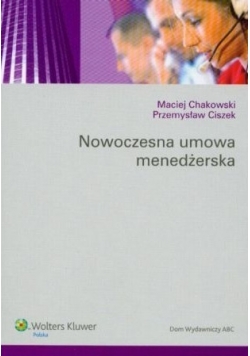 Nowoczesna umowa menedżerska