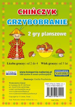 Chińczyk Grzybobranie 2 gry planszowe