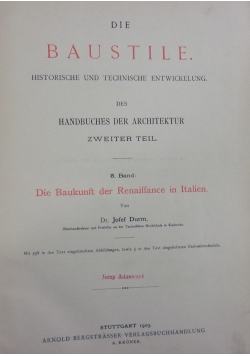 Die Baustille, 1903 r.