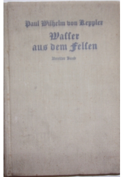 waller aus dem felfen, 1929r.