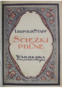 Ścieżki Polne 1923 r.