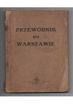 Przewodnik po warszawie,1924r