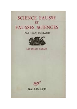 Science fausse et fausses sciences