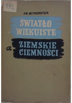 Światło wiekuiste ,1938r.