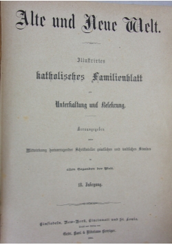 Alte und Neue Welt ,1884r.