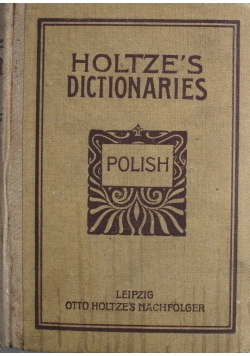 Holtze's Dictionaries Polish 1814 r.