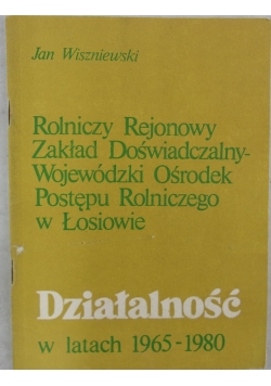 Rolniczy rejonowy zakład doświadczalny wojewódzki ośrodek..