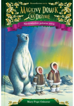 Magiczny domek na drzewie Niedźwiedzie polarne nocą