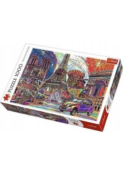 Puzzle 1000 Kolory Paryża