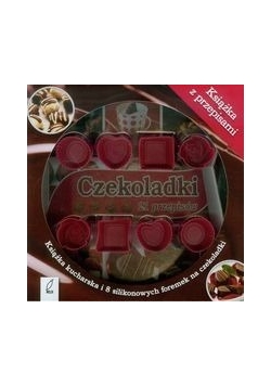 Czekoladki 21 przepisów. Książka kucharska i 8 silikonowych foremek na czekoladki