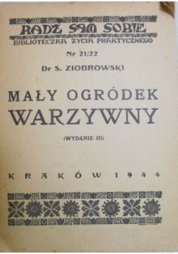 Mały ogródek Warzywny,1942r.