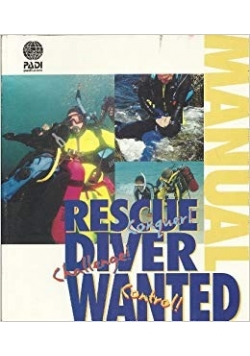 Padi Rescue Diver Wanted Manual,nowa