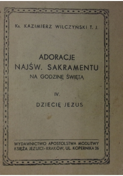 Adoracje Najśw.Sakramentu na godzinę świętą