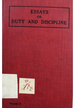 Essays on duty and discipline 1911 r.