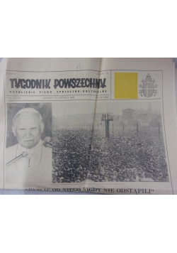 Tygodnik powszechny katolickie pismo społeczno-kulturalne