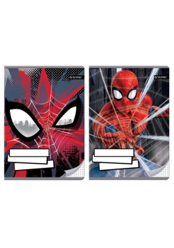Zeszyt A5 w kratkę 16 kartek Spider-Man 10 sztuk