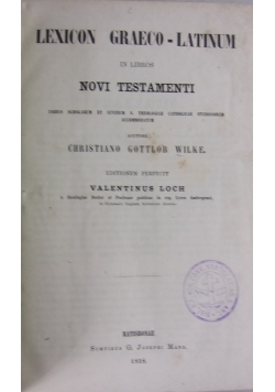 Suidae Lexicon Graece et Latine, 1858 r.