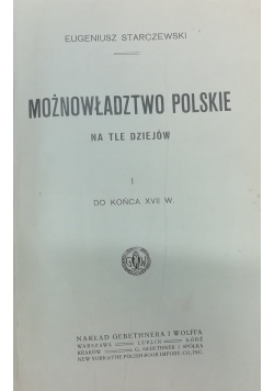 Możnowładztwo polskie, 1914 r.