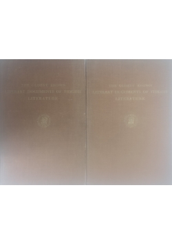 The Oldest Known Literary Documents of Yiddish Literature Part I i II