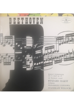 Bethoven koncert fortepianowy nr. 3 c - moll, płyta winylowa