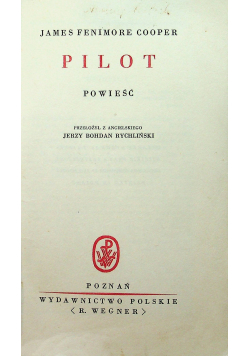 Pilot ok 1929 r