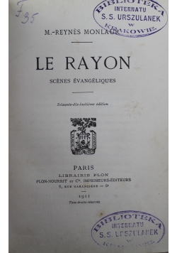 Le Rayon scenes evangeliques 1911 r