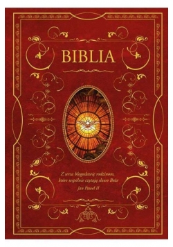 Biblia domowa z obwolutą Duch Święty