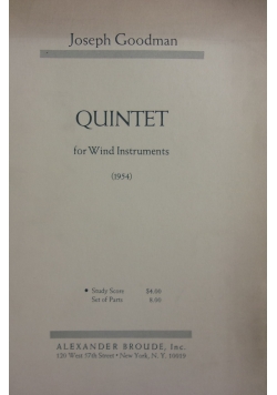 Quintet for Wind Instruments