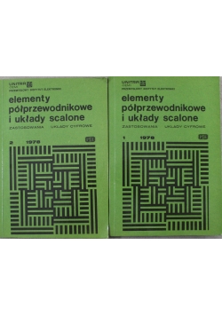 Elementy półprzewodnikowe i układy scalone  nr 1 i 2 1978