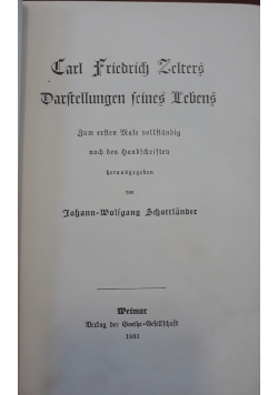 Parftellungen feines Lebens, 1931 r.