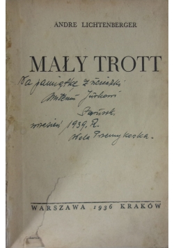 Mały trott, 1936r.
