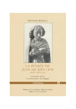 La Pensee De Jean De Ripa Ofm