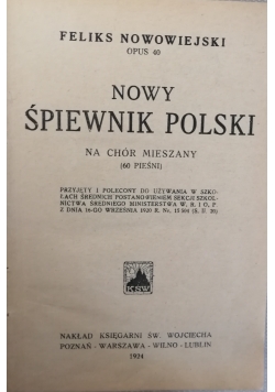 Nowy śpiewnik Polski,1924r.