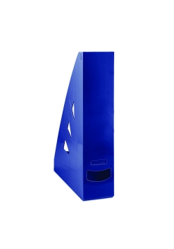 Pojemnik na dokumenty ażurowy A4 granatowy Office Products