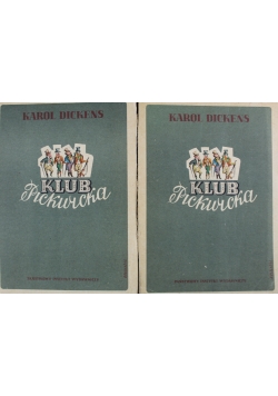Klub Pickwicka Tom 1 do 2  1947 r