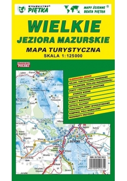 Wielkie Jeziora Mazurskie 1:125 000 mapa turyst.