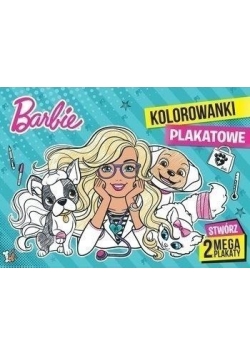 Barbie. Kolorowanki plakatowe, nowa