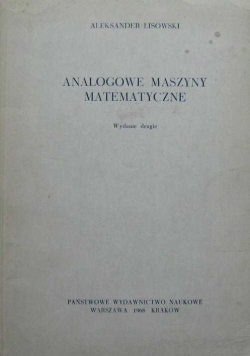 Analogowe maszyny matematyczne