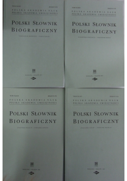 Polski Słownik biograficzny, zestaw 4 książek