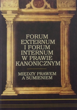 Forum Externum i forum internum w prawie kanonicznym