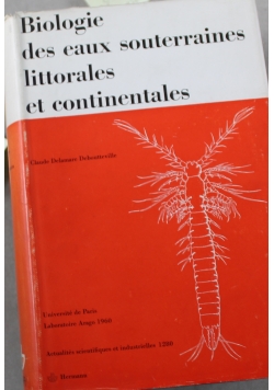Biologie des eaux souterraines littorales