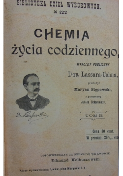 Chemia życia codziennego, tom II, 1900r.
