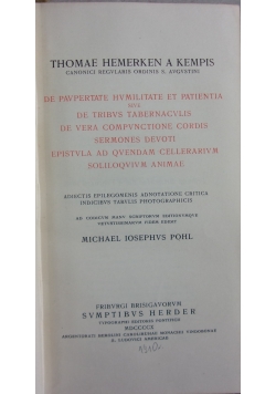 Opera Omnia, 1910 r.