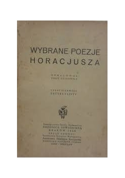 Wybrane poezje Horacjusza, 1948r.