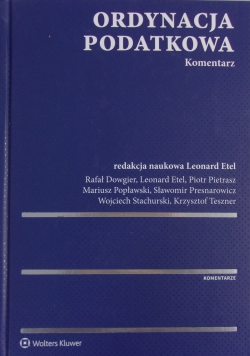 Ordynacja podatkowa. Komentarz, Nowa