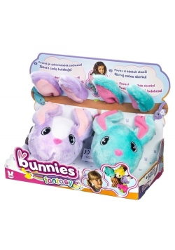 Bunnies fantasy zielony i fioletowy