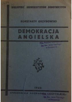 Demokracja angielska, 1946 r.