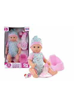 Lalka bobas siusiający 41cm Edu&Fun